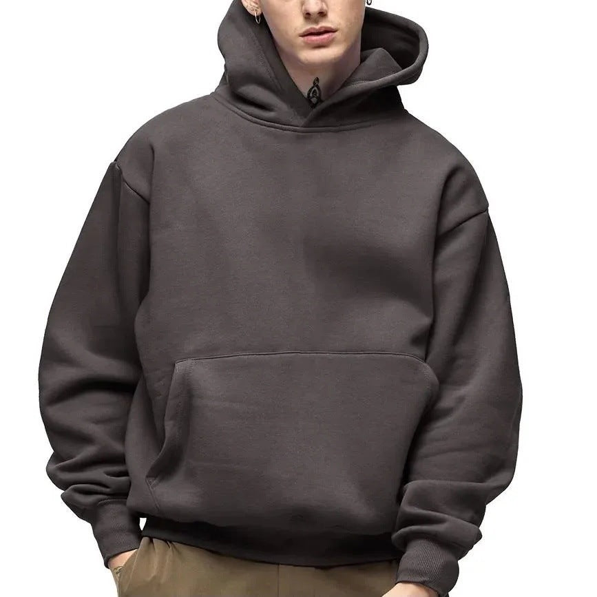 Korean Style Oversize Herren Pullover – Bedrucktes Langarmshirt im Loose Fit