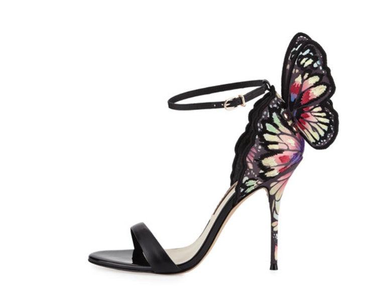 Schwarze All-Match-Sandalen mit hohen Absätzen und Stilettos für Damen