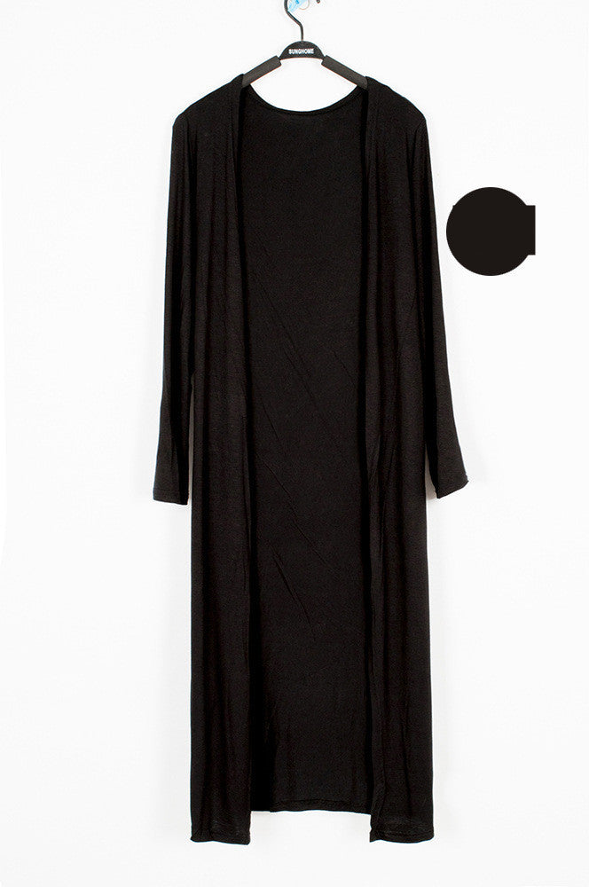 Lange modale Strickjacke Damen Schal Sonnenschutz Kleidung