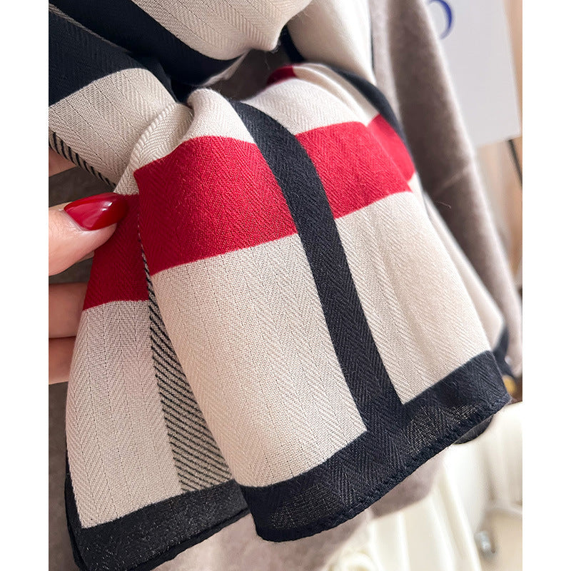 Herbst und Winter Schal Schal Warm Talma