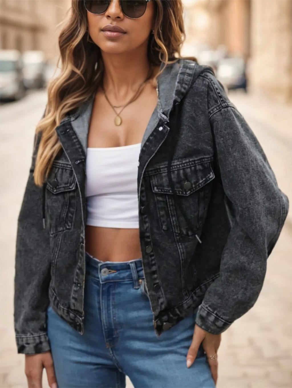 Damen Jeansjacke