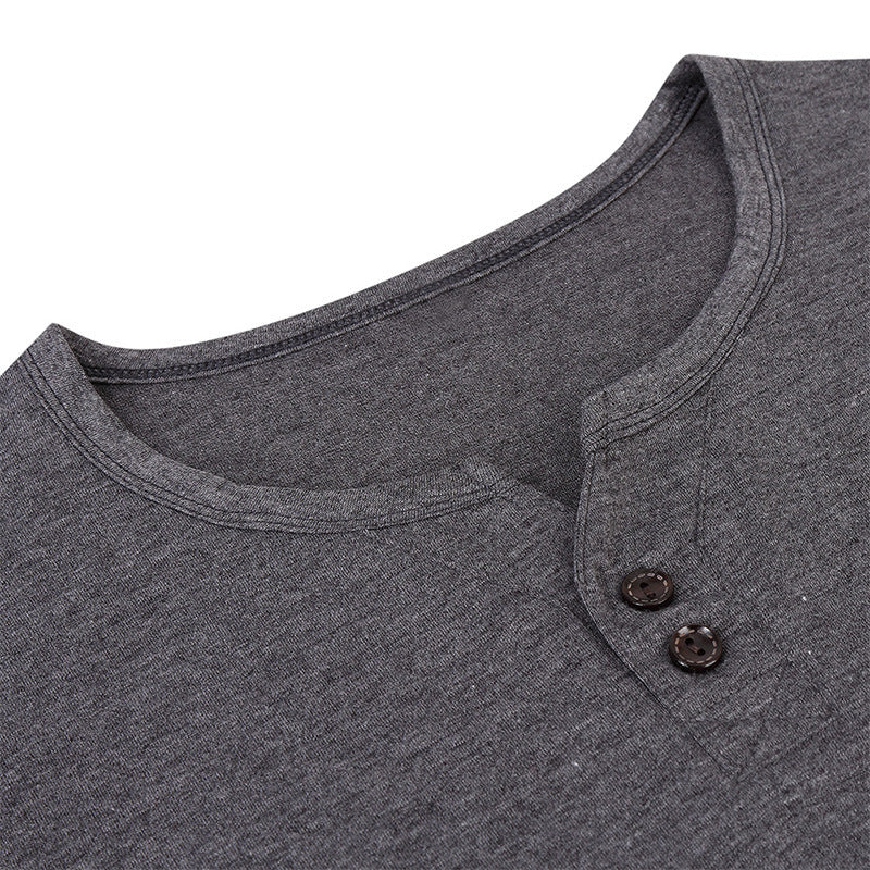 Herren Baumwoll-T-Shirt – Lockerer Schnitt, Kurzarm, Rundhals