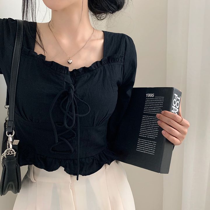 Retro Minority Einfache Bluse für Damen