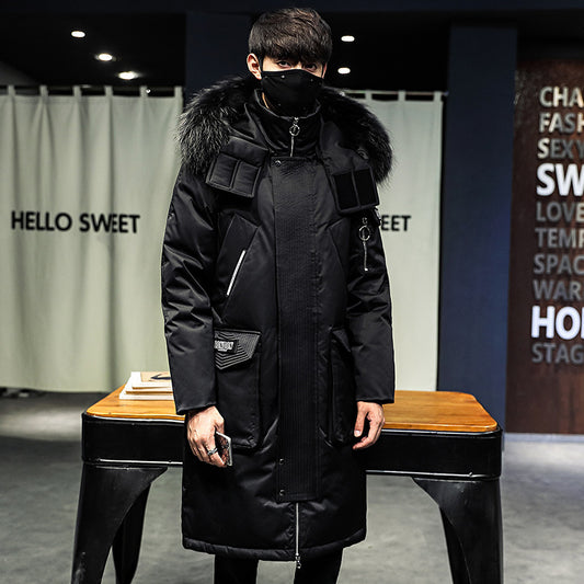 Big Goose Herren-Parka mit Pelzkragen