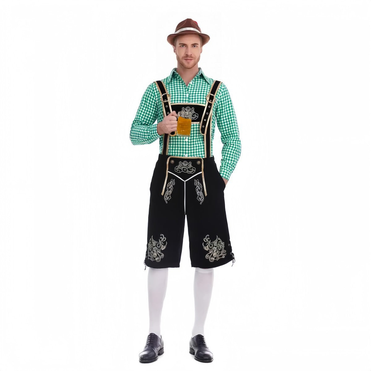 Fashion Personalized Beer Festival Men's Overalls Suit
