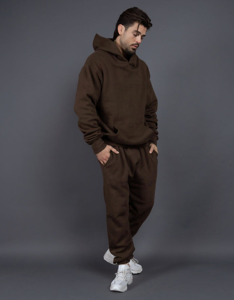 Herren Freizeitanzug – Kapuzenpullover & Jogginghose aus Baumwolle