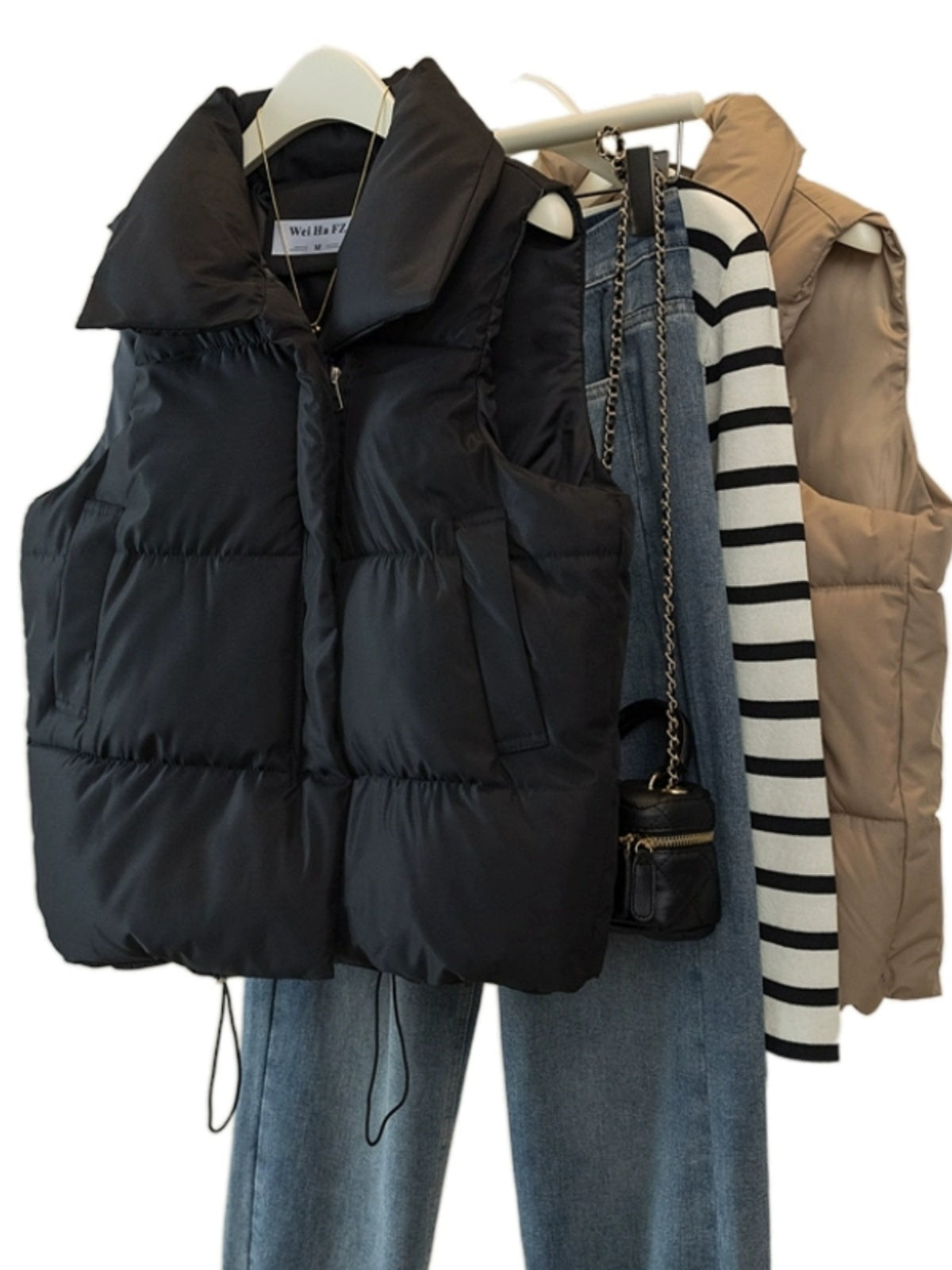 Große Weste Frauen im Herbst und Winter