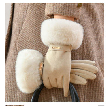 Touchscreen Warme Handschuhe Winter Frauen Fleece-gefüttert