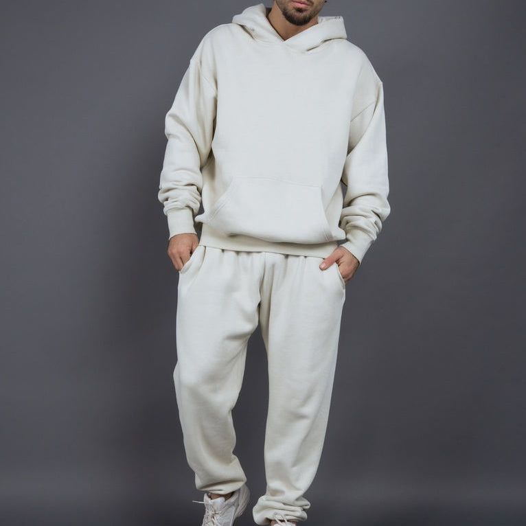 Herren Freizeitanzug – Kapuzenpullover & Jogginghose aus Baumwolle