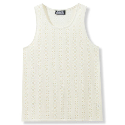 Lässiges Herren-Tanktop mit Rundhalsausschnitt – Ideal für Sommer & Strand