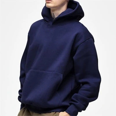 Korean Style Oversize Herren Pullover – Bedrucktes Langarmshirt im Loose Fit