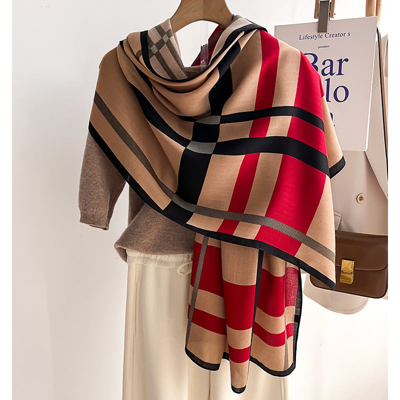 Herbst und Winter Schal Schal Warm Talma
