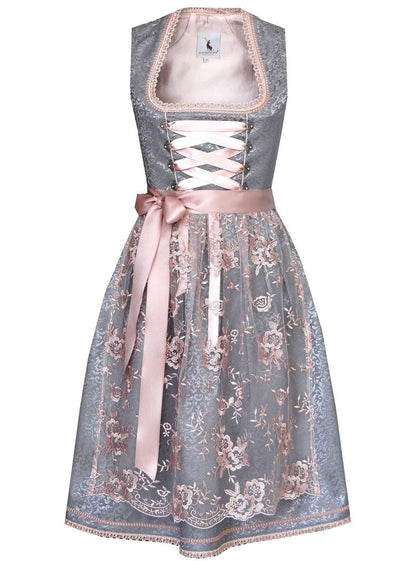 Oktoberfest Kleid mit Schnürung und Print – Liesl