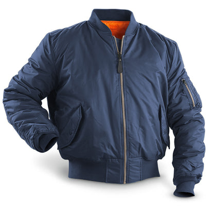 Herren Winter-Bomberjacke mit Thermofutter – Wasserabweisend im Military-Stil