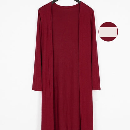 Lange modale Strickjacke Damen Schal Sonnenschutz Kleidung