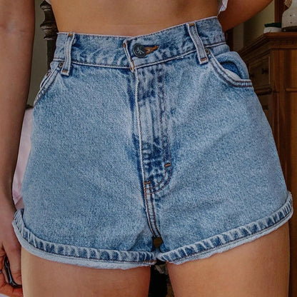 Freizeit-Shorts im Commuter-Stil aus Denim für Damen