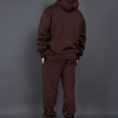 Herren Freizeitanzug – Kapuzenpullover & Jogginghose aus Baumwolle