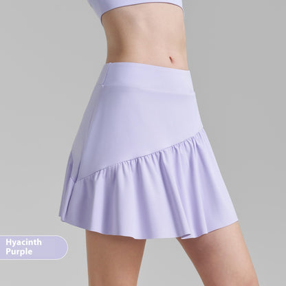 Plissierter Fitness-Yoga-Röcke Sport-Tennisrock