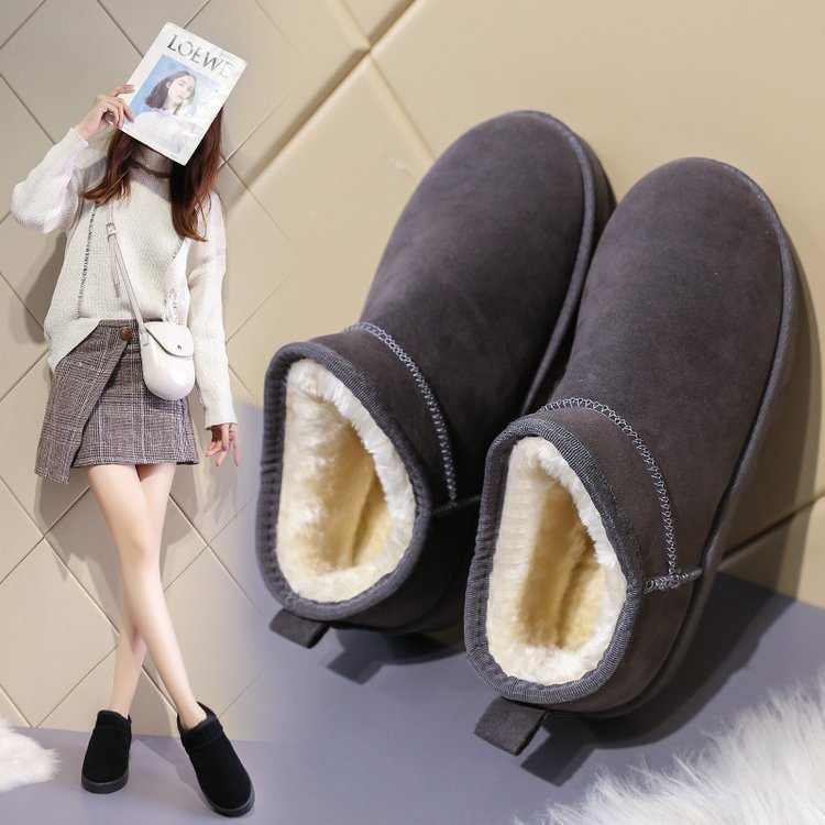 Verdickte Plüschstiefel für Damen