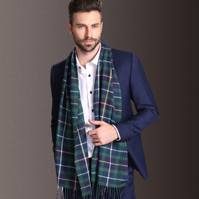 Herren Schal – Kariertes Winteraccessoire aus Polypropylen