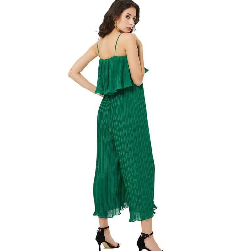 Eleganter sexy Rüschenoverall Damen