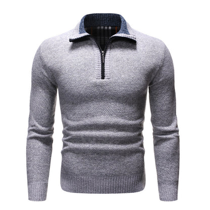 Herren Pullover mit Reverskragen – Figurbetonte Passform
