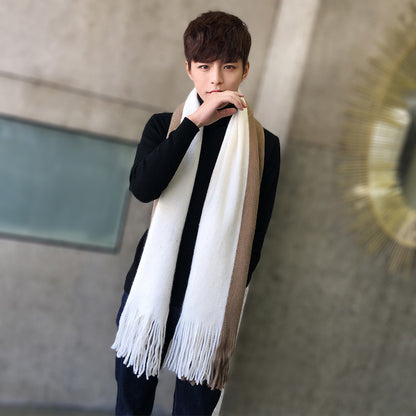 Herren Strickschal – Vielseitiger Winterschal aus Acryl