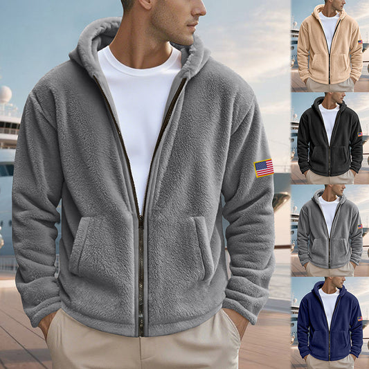 Herren Zipper Hoodie – Lockerer Bejirog Sweater mit Kapuze