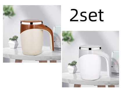 Wiederaufladbares Modell Automatischer Rührbecher Kaffeetasse Hochwertiger elektrischer Rührbecher Lazy Milkshake Rotierender magnetischer Wasserbecher