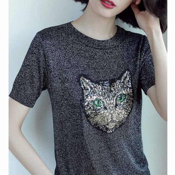 Mode Katze T-Shirt