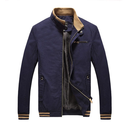 Herren Freizeitjacke aus reiner Baumwolle – Waschung | Frühling & Herbst Übergangsjacke