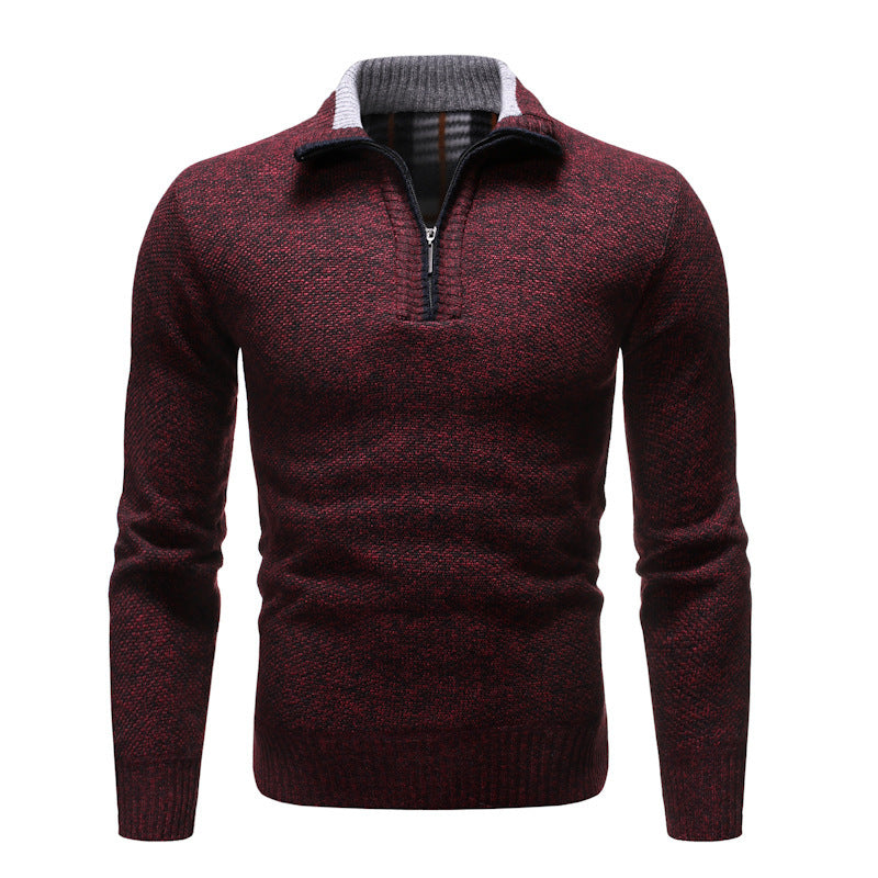 Herren Pullover mit Reverskragen – Figurbetonte Passform