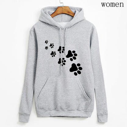 Kawaii Katzenpfoten Print Damen Hoodie