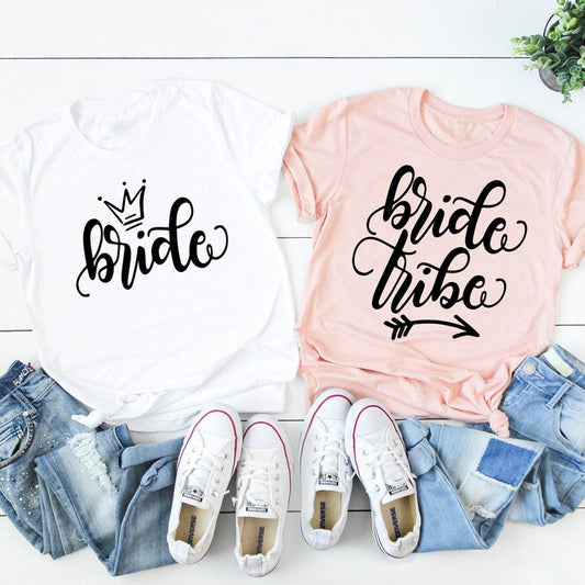 Braut Stamm T-shirt Maid Of Honor Bachelorette Party T
