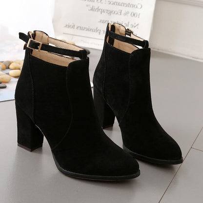 Martin-Stiefel mit hohen Absätzen für Damen