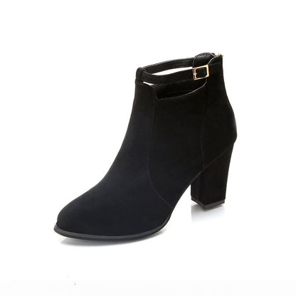 Martin-Stiefel mit hohen Absätzen für Damen