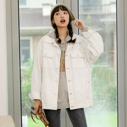 Casual Jacke Lose Alle Match Denim Jacke Frauen