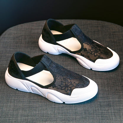 Fisherman Sandal Damen Sommer Muffin Plateau Atmungsaktiv Lässig Flach Fischerschuh Damen