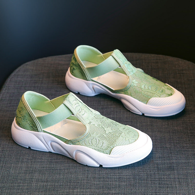 Fisherman Sandal Damen Sommer Muffin Plateau Atmungsaktiv Lässig Flach Fischerschuh Damen