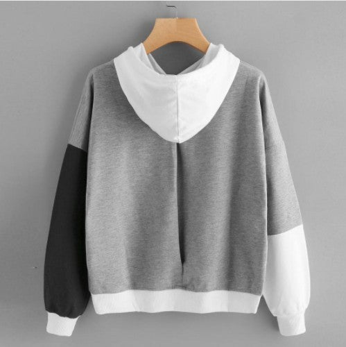 Explosiver Farblich passender Kapuzenpullover Damen