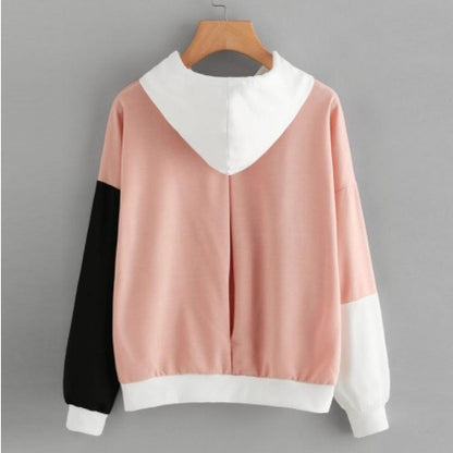 Explosiver Farblich passender Kapuzenpullover Damen