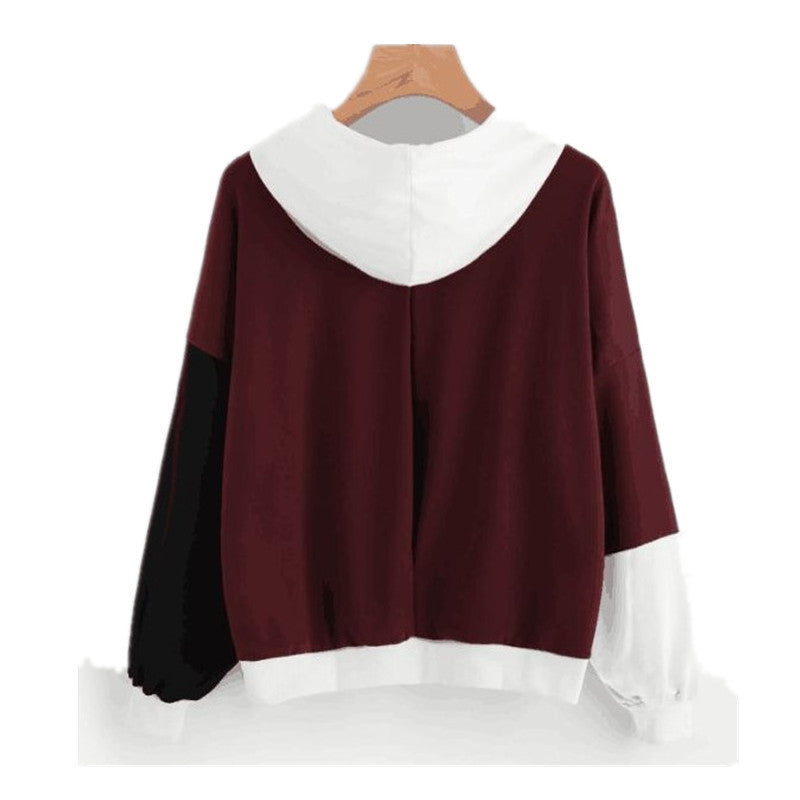 Explosiver Farblich passender Kapuzenpullover Damen