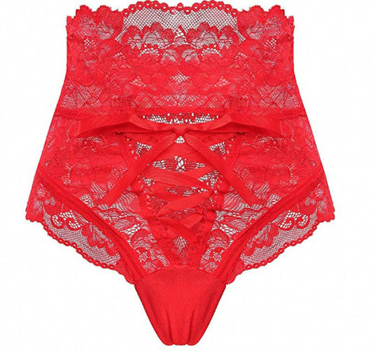 HighWaist Spitzenhöschen Tangas Damen Unterwäsche Dessous