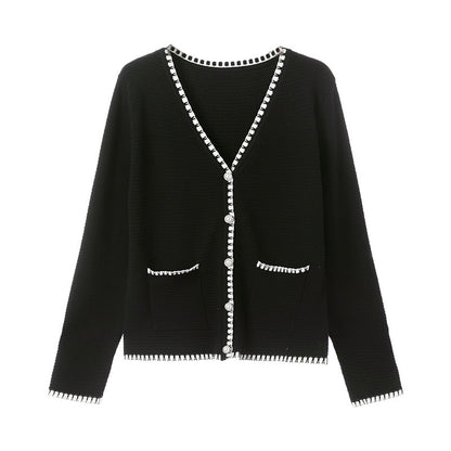Strickpullover Retro Temperament Bluse Strickjacke Damen