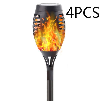Solar Taschenlampe Outdoor 96Led Landschaft Flutlicht Garten Rasen Und Garten Dekoration Induktion Wand Lampe
