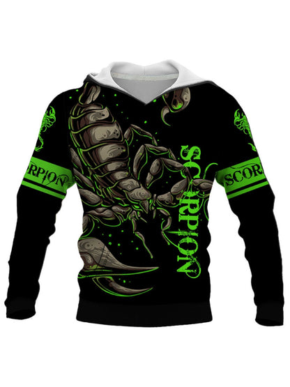Vikings 3D Hoodie Herren – Lässiges Sweatshirt mit Kapuze für Frühling & Herbst