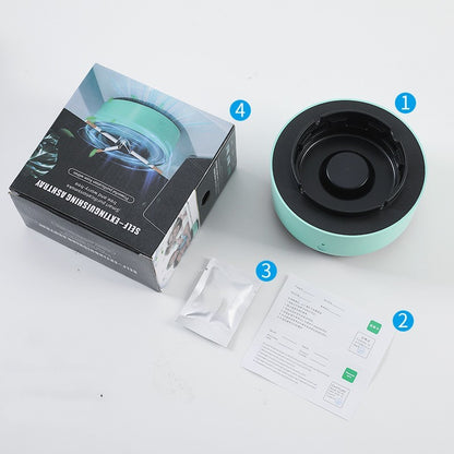 Rauchentfernung Luftreinigung Aschenbecher Anionenreinigung Praktischer automatischer Luftreiniger Aschenbecher Tragbare Gadgets für Autoaschenbecher