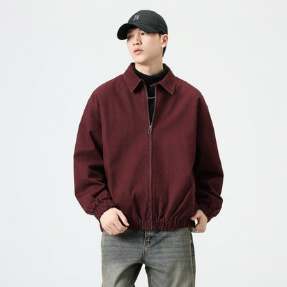Herren Herbst Arbeitsjacke im lockeren Schnitt