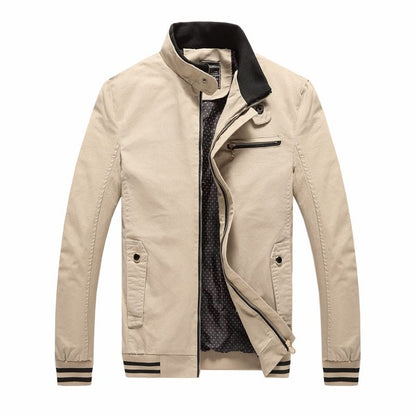 Herren Freizeitjacke aus reiner Baumwolle – Waschung | Frühling & Herbst Übergangsjacke