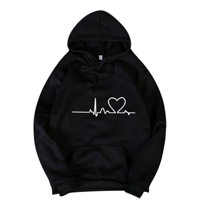 Lässiger Fleece-Hoodie in Übergröße, modischer Sport-Hoodie für Damen